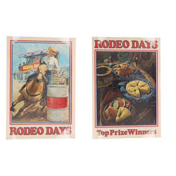 1970's Rodeo Days Double Sided Poster by Kraft