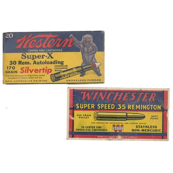 Ca. 1940-60's Winchester & Western .35 & .30 Cal
