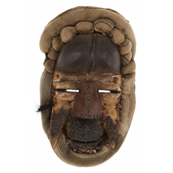 19th C. Dan, Republic Of Ivory Coast Deagle Mask