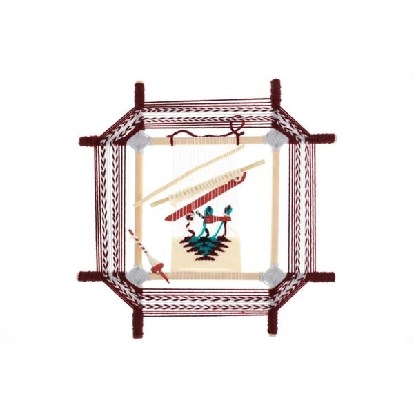 Navajo Diné Miniature Weaving Loom Sampler