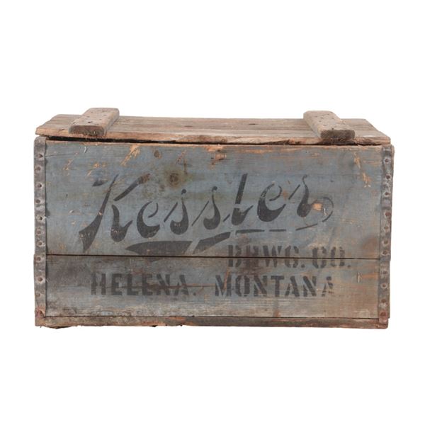 Kessler Brewing Co. Wooden Crate Helena Montana