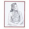Image 2 : Gary Zaboly "Curley, Crow Scout" Pen & Ink Drawing