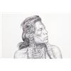 Image 3 : Gary Zaboly "Curley, Crow Scout" Pen & Ink Drawing