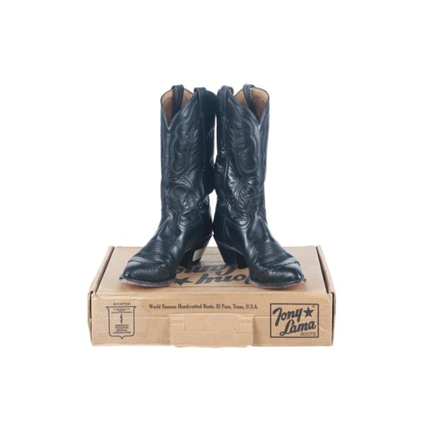 Tony Lama Lizard Skin Wingtip Western Boots
