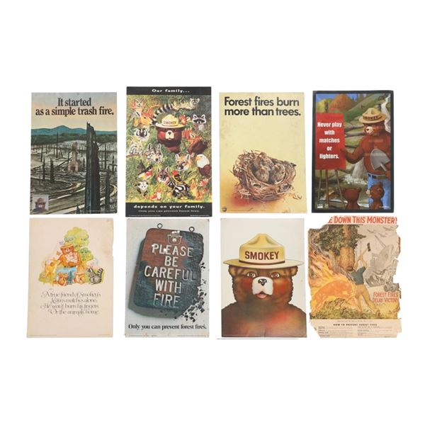 ca. 1940-1970's Smokey The Bear Rare U.S. Posters