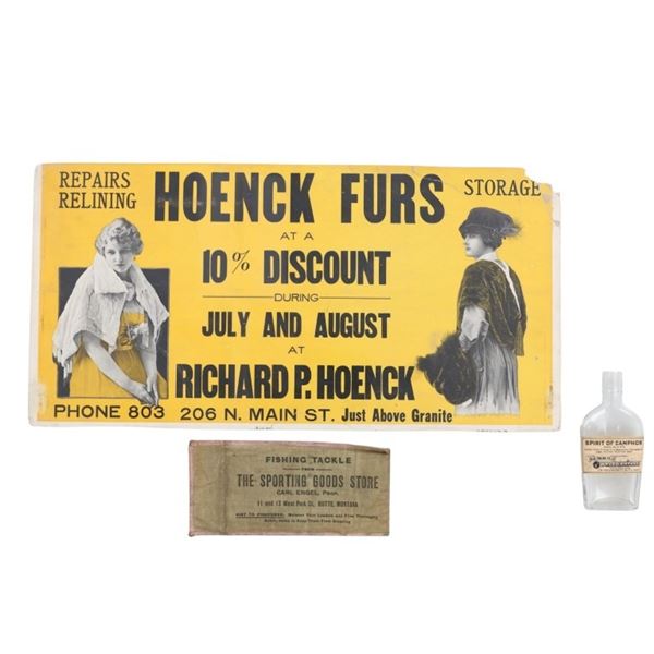 ca.1894-1925 Butte, Montana Advertising Collection
