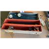 Image 3 : 2 STARRETT DIAL GAUGES WITH MAGNETIC STANDS AND CASE