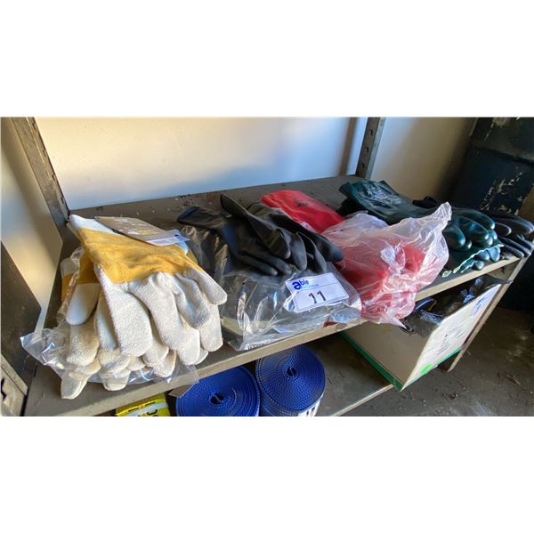 GROUP OF ASSORTED NEW WORK GLOVES - APPROX. 25 PAIRS