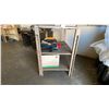 Image 3 : ADJUSTABLE 3 TIER METAL SHELVING UNIT - APPROX. 3 1/2FT X 2FT X 3FT HIGH