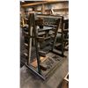 Image 1 : METAL A-FRAME MATERIAL STORAGE RACK - APPROX. 5FT X 3FT X 6FT HIGH