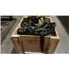 Image 2 : WOODEN CRATE FILLED WITH ASSORTED LIFTING SLINGS