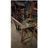Image 7 : ASHINA BENCH DRILLING MACHINE, MACHINIST VISE AND KING CANADA 8" BENCH GRINDER