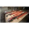 Image 1 : GROUP OF 5 RIDGID PIPE FITTING WRENCHES - 3 WRENCHES (60"/36"/36") AND 2 (C-36) CHAIN WRENCHES