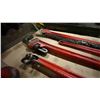Image 4 : GROUP OF 5 RIDGID PIPE FITTING WRENCHES - 3 WRENCHES (60"/36"/36") AND 2 (C-36) CHAIN WRENCHES