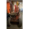 Image 3 : OXY-ACETYLENE WELDING SET - INCLUDES CART, TORCH, HOSE-LINE AND GAUGES
