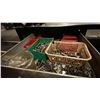 Image 11 : CUSTOMIZED HEAVY STEEL WORK TABLE WITH VISE, RATCHET TIE DOWNS, 2 DRAWERS FULL OF NUTS & HARDWARE