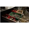 Image 12 : CUSTOMIZED HEAVY STEEL WORK TABLE WITH VISE, RATCHET TIE DOWNS, 2 DRAWERS FULL OF NUTS & HARDWARE