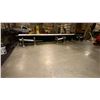Image 6 : CUSTOMIZED HEAVY STEEL WORK TABLE WITH VISE, RATCHET TIE DOWNS, 2 DRAWERS FULL OF NUTS & HARDWARE
