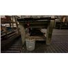 Image 2 : CUSTOMIZED HEAVY STEEL WORK TABLE WITH VISE, RATCHET TIE DOWNS, 2 DRAWERS OF ASSORTED FITTINGS