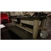 Image 3 : CUSTOMIZED HEAVY STEEL WORK TABLE WITH VISE, RATCHET TIE DOWNS, 2 DRAWERS OF ASSORTED FITTINGS