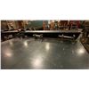 Image 6 : CUSTOMIZED HEAVY STEEL WORK TABLE WITH VISE, RATCHET TIE DOWNS, 2 DRAWERS OF ASSORTED FITTINGS