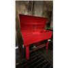 Image 2 : RED METAL PARTS WASHER/SOLVENT TANK AND ELECTRIC BARREL PUMP