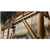 Image 6 : 500LBS. CAPACITY APPROX. 16FT ARM JIB CRANE WITH 1 TON CAPACITY JET HOIST