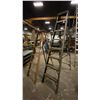 Image 2 : 2 STEP LADDERS - FEATHERLITE 8FT ALUMINIUM AND ALLRIGHT 6FT WOODEN STEP LADDER