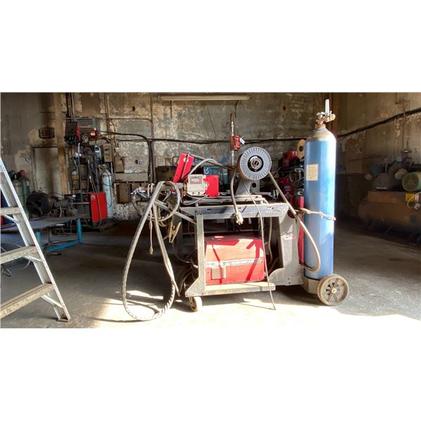 LINCOLN ELECTRIC WELDING SYSTEM - INCLUDES ARCLINK POWER WAVE 355M WELDER, ARCLINK