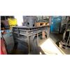Image 7 : CUSTOM MADE WELDERS STEEL WORK TABLE WITH VISE - APPROX. 6FT X 4FT X 3FT HIGH