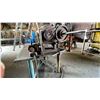 Image 4 : CUSTOM MADE STEEL WORK TABLE WITH ELECTRIC TURNING SYSTEM AND 3 JAW LATHE CHUCK - APPROX, 5FT X