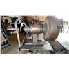 Image 6 : CUSTOM MADE STEEL WORK TABLE WITH ELECTRIC TURNING SYSTEM AND 3 JAW LATHE CHUCK - APPROX, 5FT X