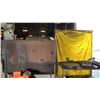 Image 1 : 2 WELDING SCREENS - (1) YELLOW PLASTIC AND (1) METAL