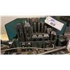 Image 3 : GROUP OF ASSORTED MACHINIST TOOLS - T-SLOT CLAMPING SET, HAND TOOLS, PNEUMATIC TOOLS AND
