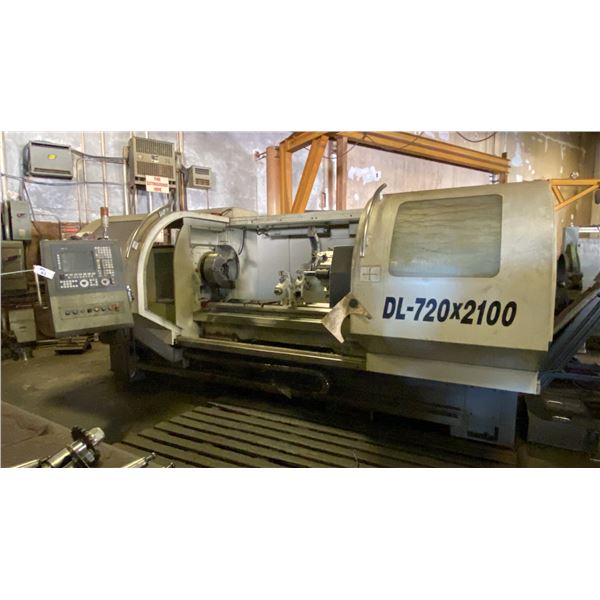 MODERN TOOL LIMITED  MODEL DL-720X2100 HEAVY DUTY FLAT-BED CNC LATHE
