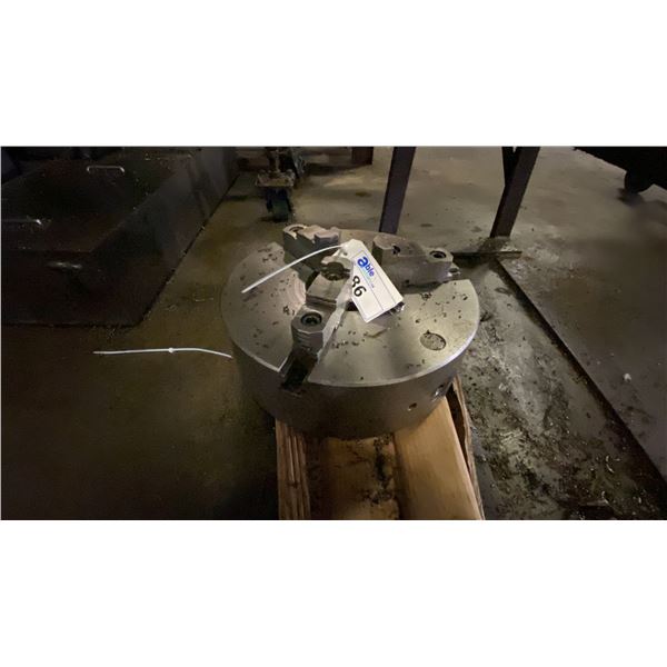 3 JAW 16" DIAMETER LATHE CHUCK