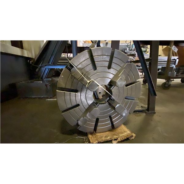 4 JAW 17 3/4" DIAMETER LATHE CHUCK