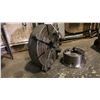 Image 3 : 4 JAW 16" DIAMETER LATHE CHUCK AND 3 JAW 8" DIAMETER LATHE CHUCK