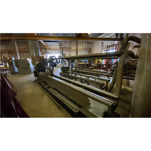 LARGE INDUSTRIAL LATHE - 175" BED WITH 3 JAW LCHUCK