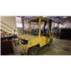 Image 3 : HYSTER H90XMS YELLOW 8500LBS CAPACITY 2 STAGE MAST SOLID RUBBER TIRES SIT DOWN COUNTERBALANCE