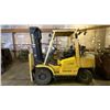 Image 6 : HYSTER H90XMS YELLOW 8500LBS CAPACITY 2 STAGE MAST SOLID RUBBER TIRES SIT DOWN COUNTERBALANCE