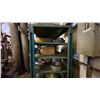 Image 5 : 6 TIER METAL SHELF UNIT WITH CONTENTS - METAL CHUCK JAW SPACERS, TAPE, SOME TOOLS AND HARDWARE