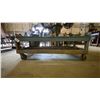 Image 1 : LARGE MOBILE METAL FRAMED MATERIAL WORK TABLE