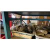 Image 3 : METAL 7 TIER SHELVING UNIT AND CONTENTS - ASSORTED SIZE METAL SPACER RINGS