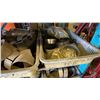 Image 8 : METAL 7 TIER SHELVING UNIT AND CONTENTS - ASSORTED SIZE METAL SPACER RINGS
