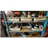 Image 9 : METAL 7 TIER SHELVING UNIT AND CONTENTS - ASSORTED SIZE METAL SPACER RINGS