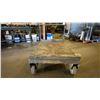 Image 3 : METAL FRAME WITH WOOD MOBILE PLATFORM MATERIAL CART - APPROX. 4FT X 2 1/2FT
