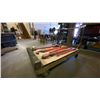 Image 1 : METAL FRAME WITH WOOD MOBILE PLATFORM MATERIAL CART - APPROX. 4FT X 2 1/2FT