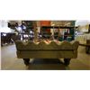 Image 3 : METAL FRAME WITH WOOD MOBILE PLATFORM MATERIAL CART - APPROX. 4FT X 2 1/2FT