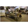 Image 2 : METAL FRAME WITH WOOD MOBILE PLATFORM MATERIAL CART - APPROX. 4FT X 2 1/2FT